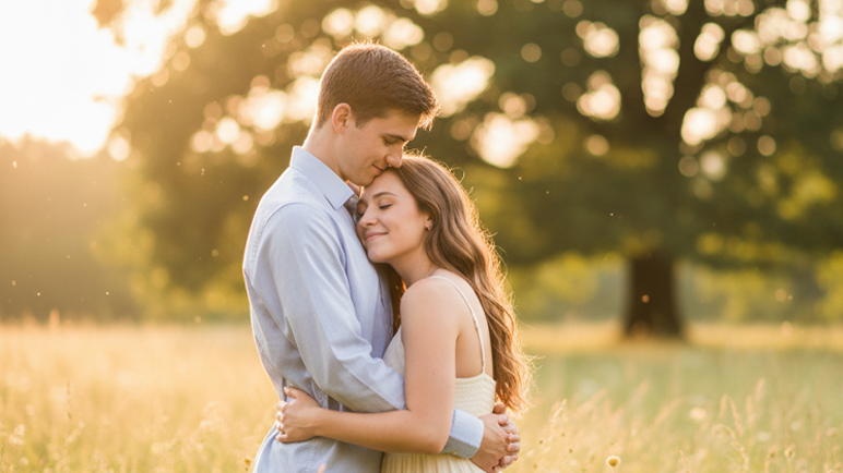 Realistic, Romantic Couple Portraits