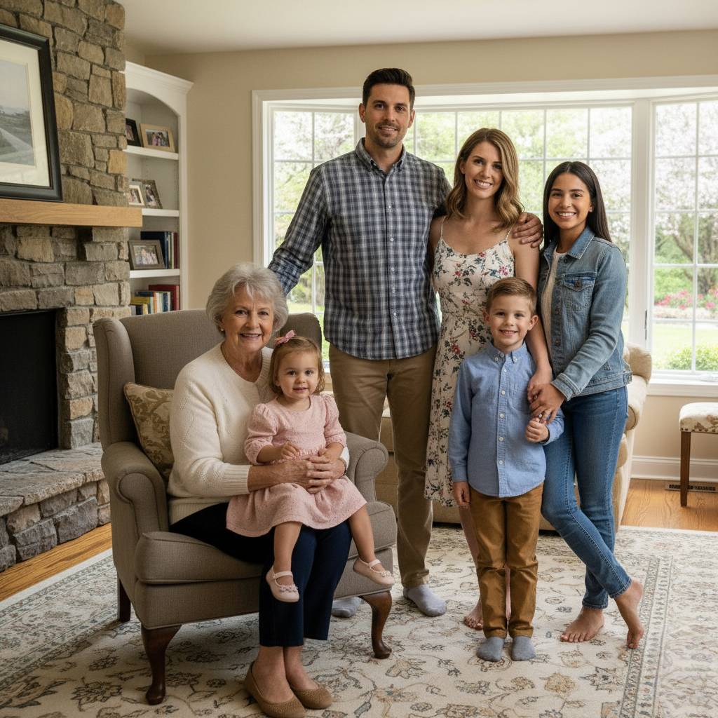 Blend Multiple Photos into Seamless Family Portraits