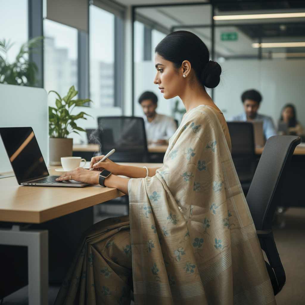 Tailored for Authentic Indian Saree Patterns