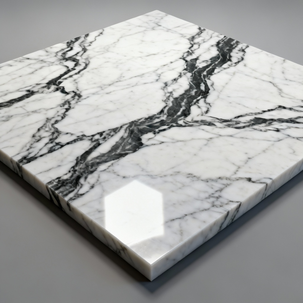 AI Calacatta marble texture 4K with bold veining