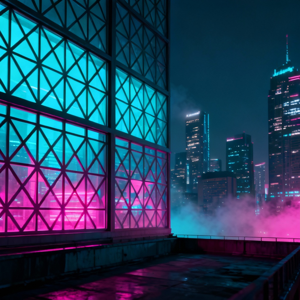 AI Varspura City Nightscape