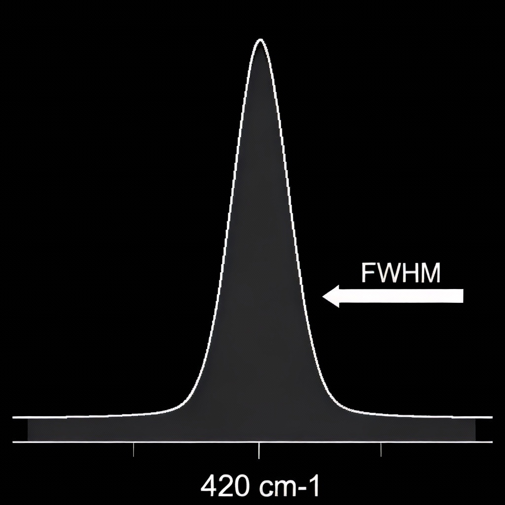 AI generated silicon Raman peak at 520 cm-1