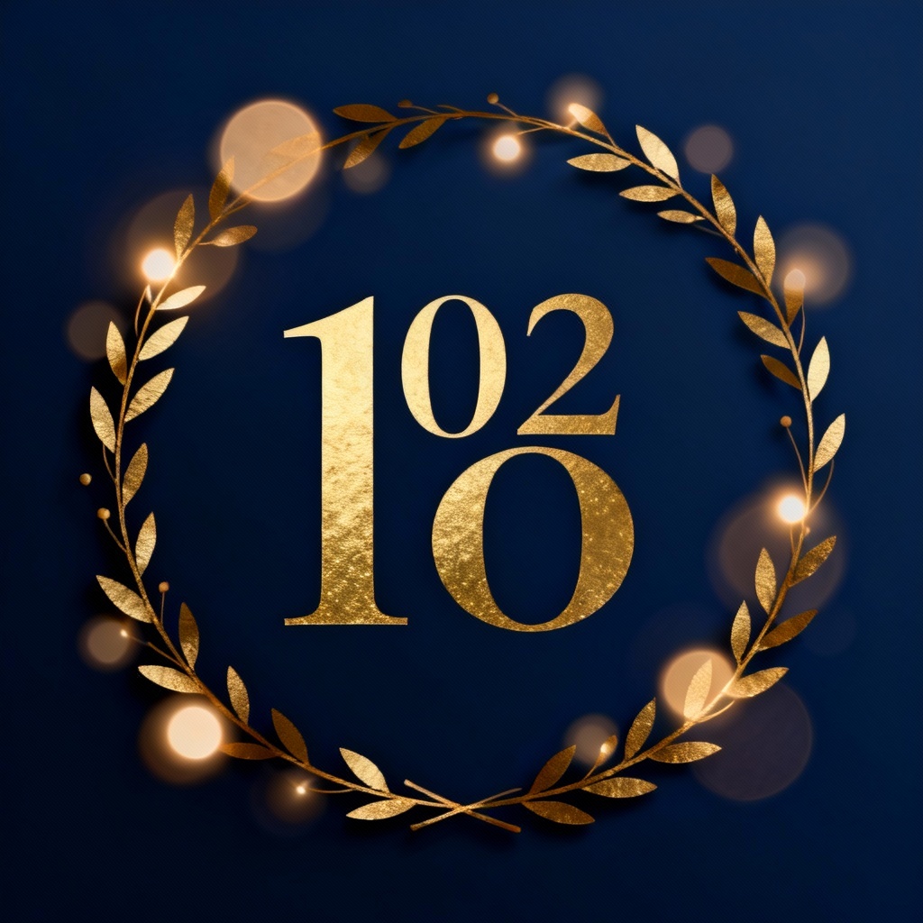 AI elegant midnight Christmas countdown clock