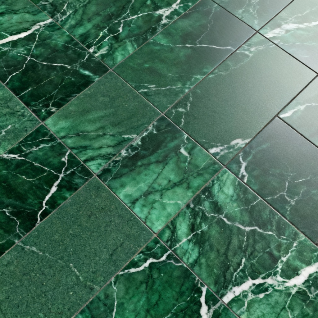 AI green marble texture seamless with subtle white veining
