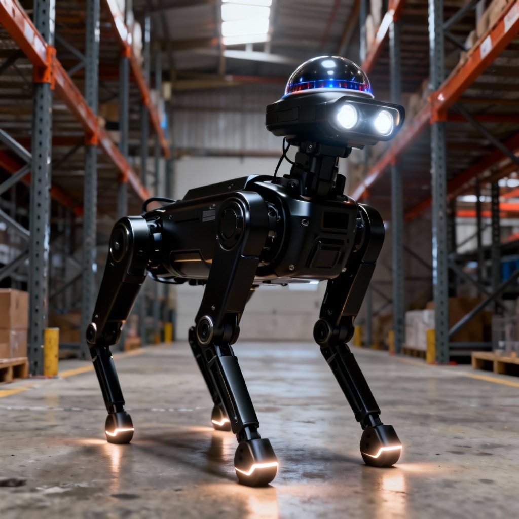 AI Industrial Patrol Robot Dog