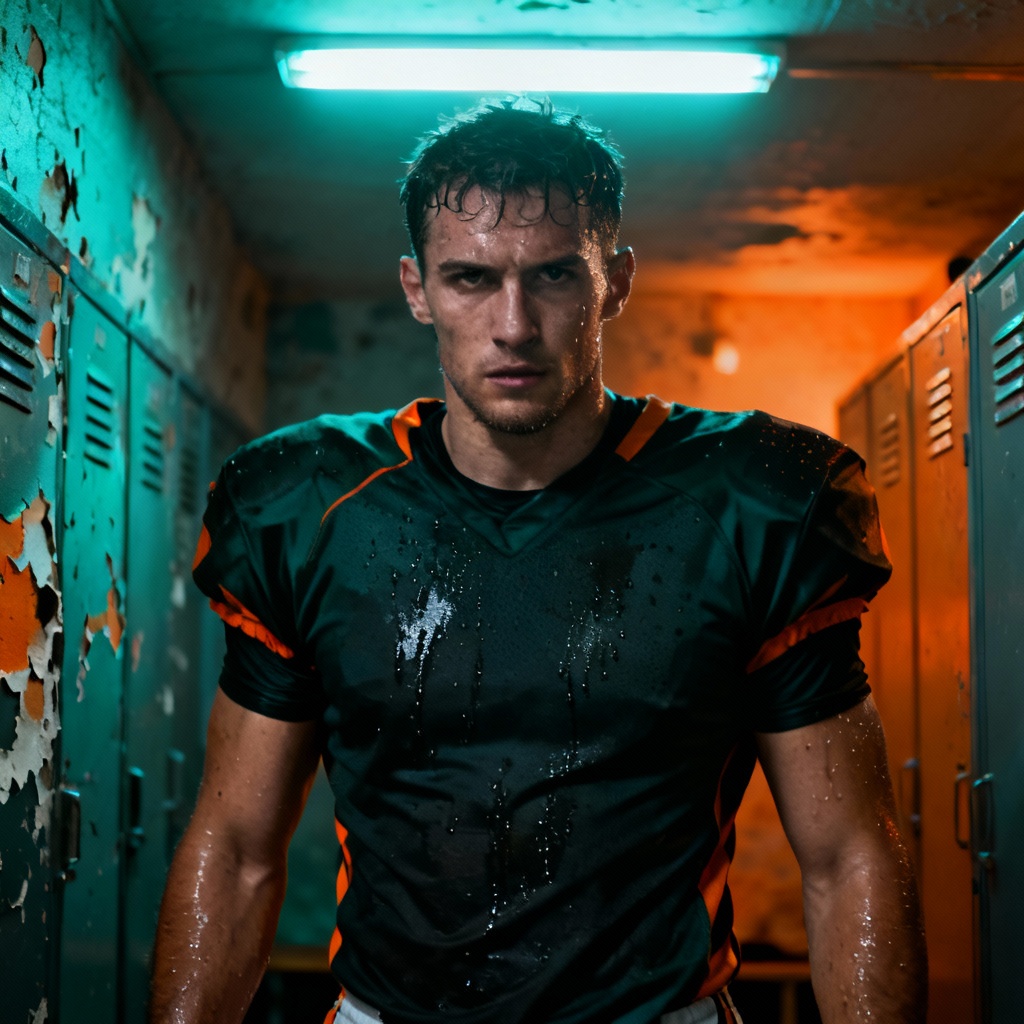 AI athlete celebrity portrait