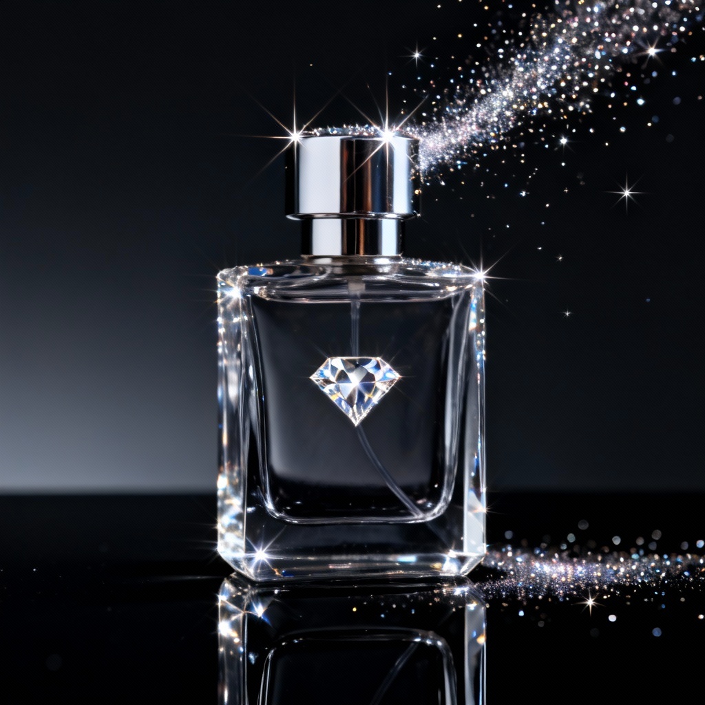 AI diamond sparkle effect on product photo for e-commerce