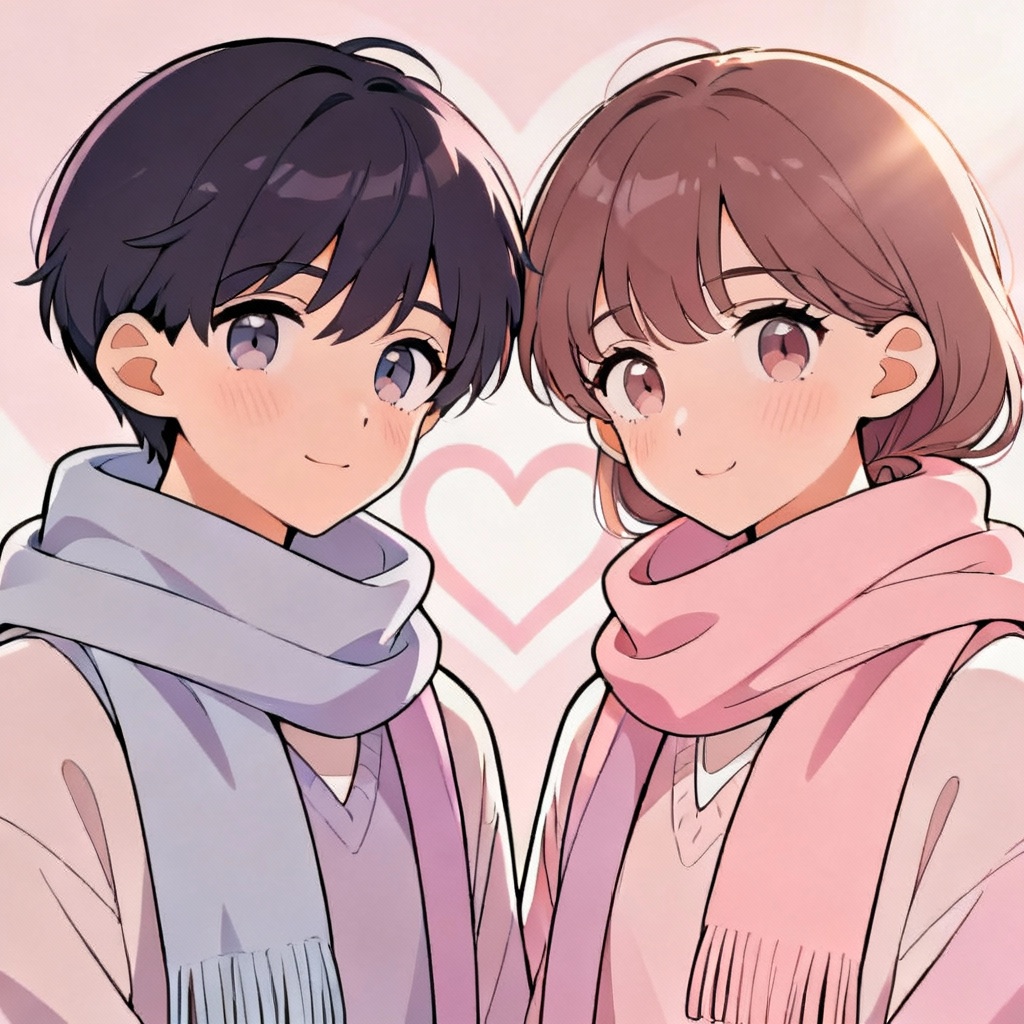 AI Suki couple avatar matched pfps