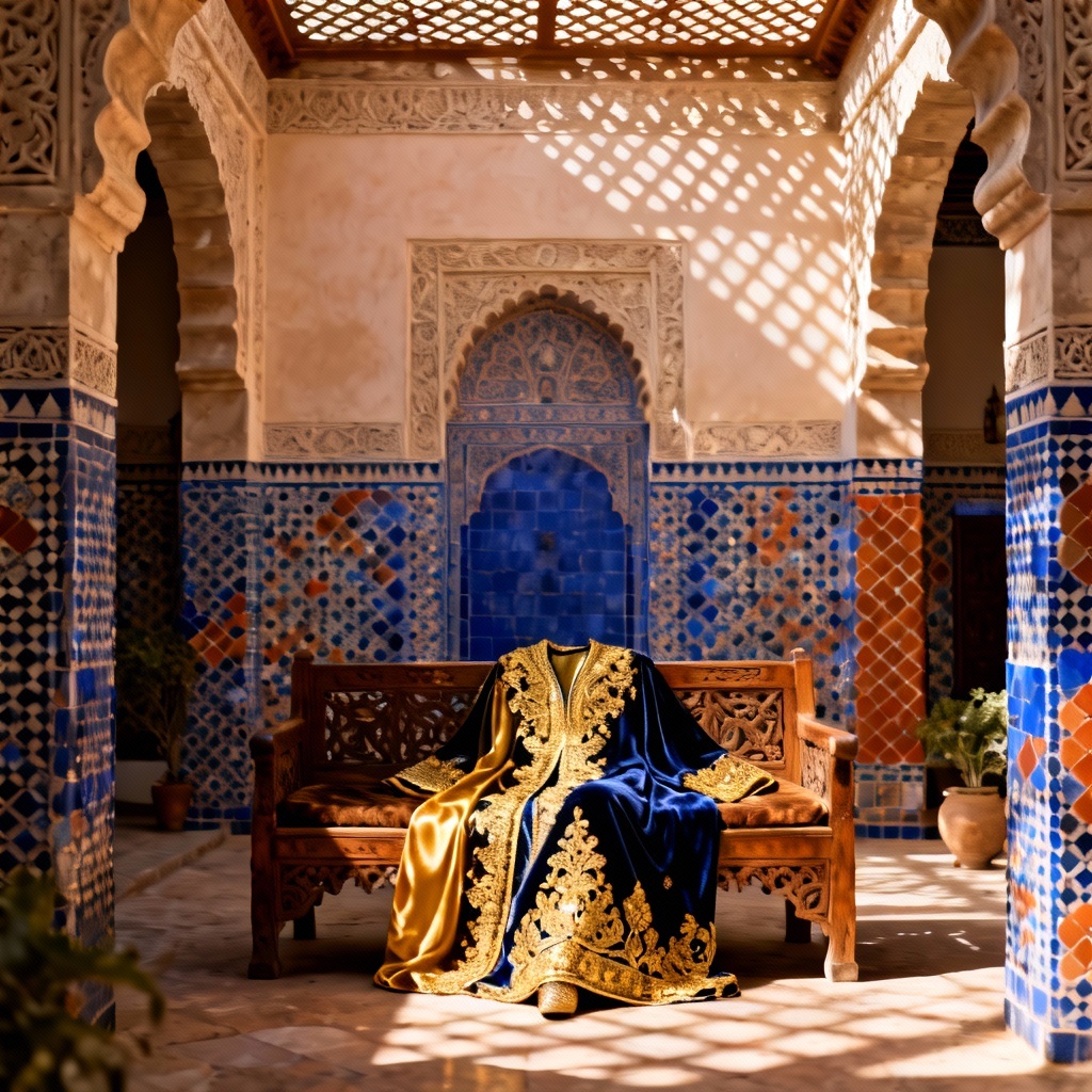 AI Moroccan Caftan Look
