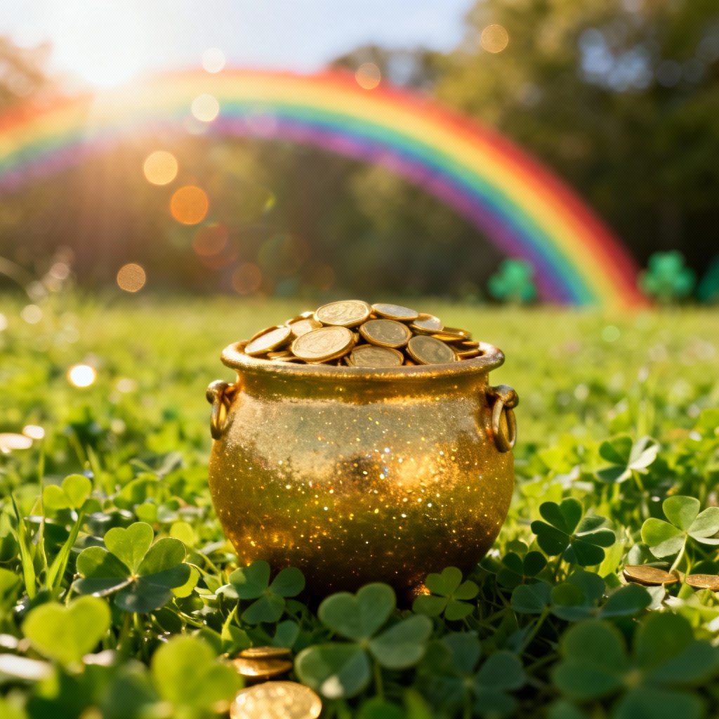AI Celtic Lucky Pot of Gold