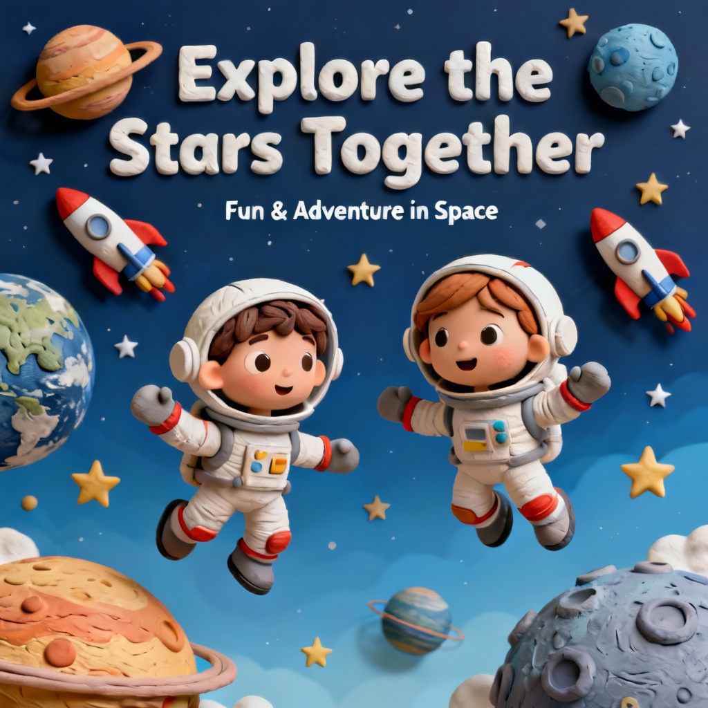 AI space explorer classroom poster