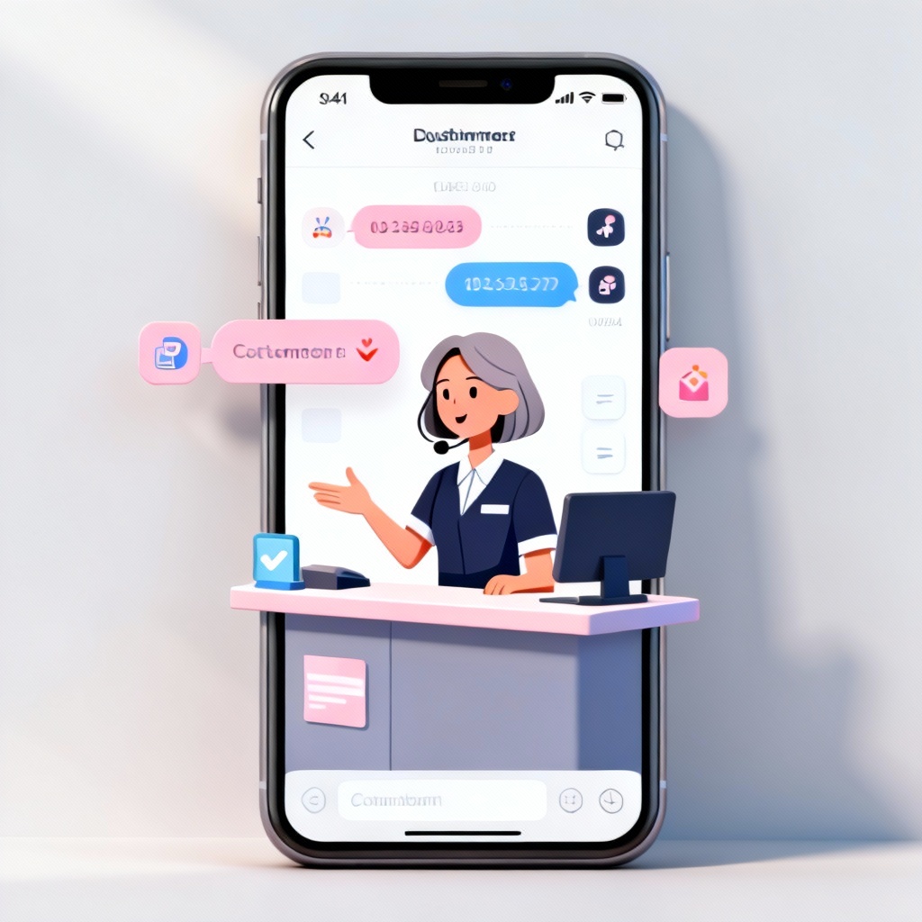 AI Karen screen generator hero image showing chat bubbles and store counter scene