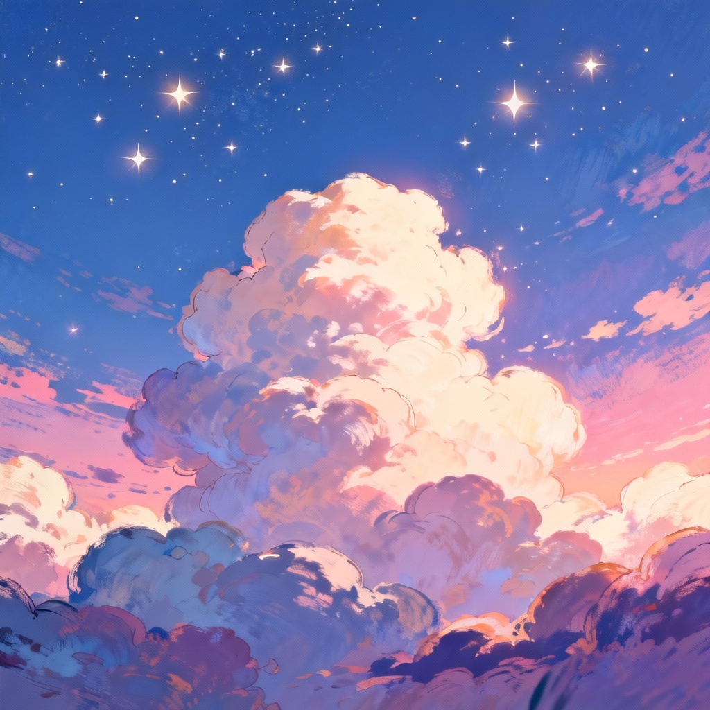 AI Anime Sky Wallpaper