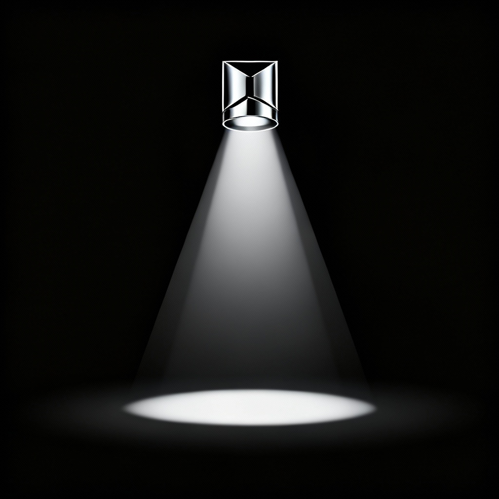 AI brand dominance poster with high contrast lighting