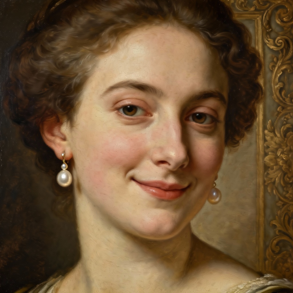 AI Classic Beauty Renaissance Style Portrait