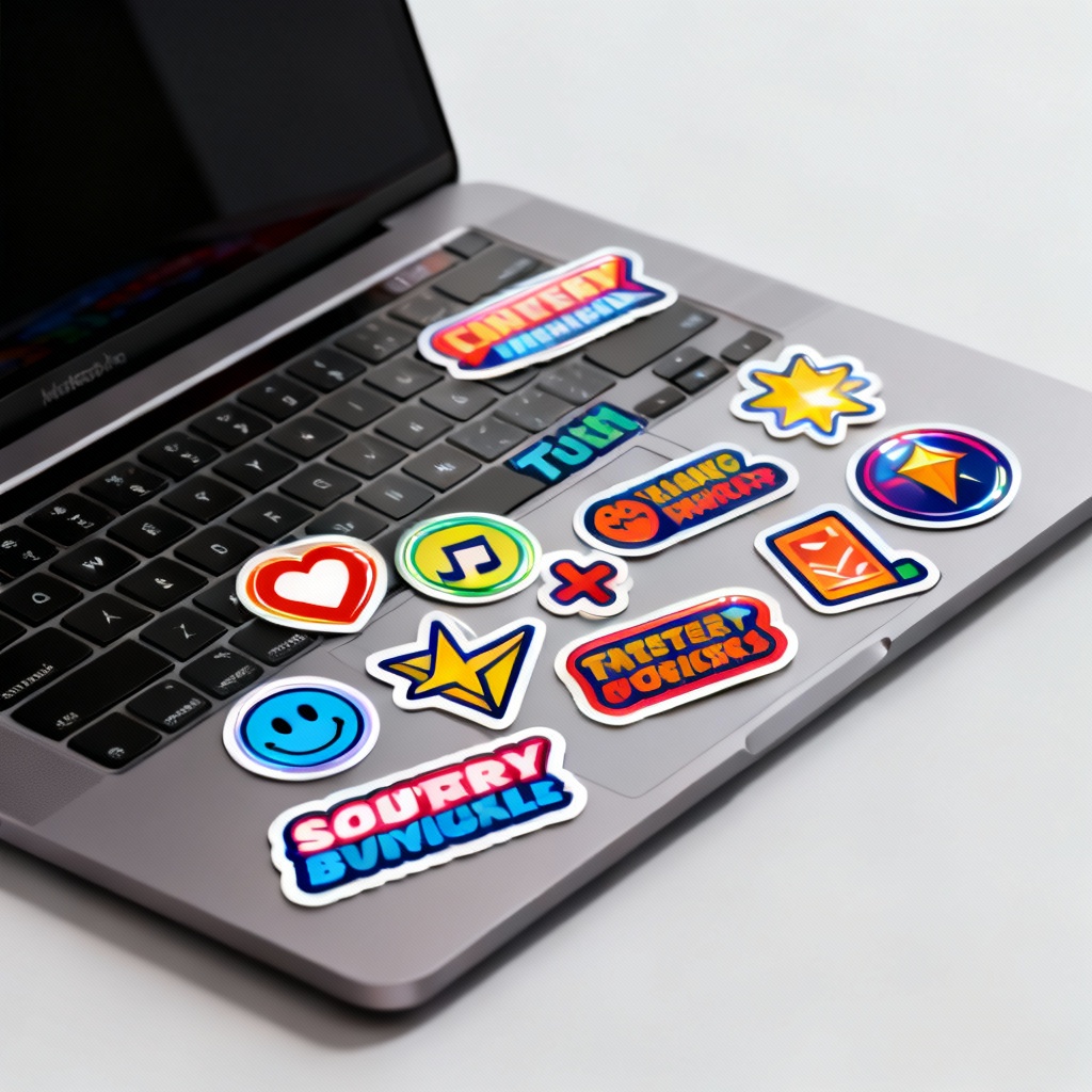 AI laptop sticker pack