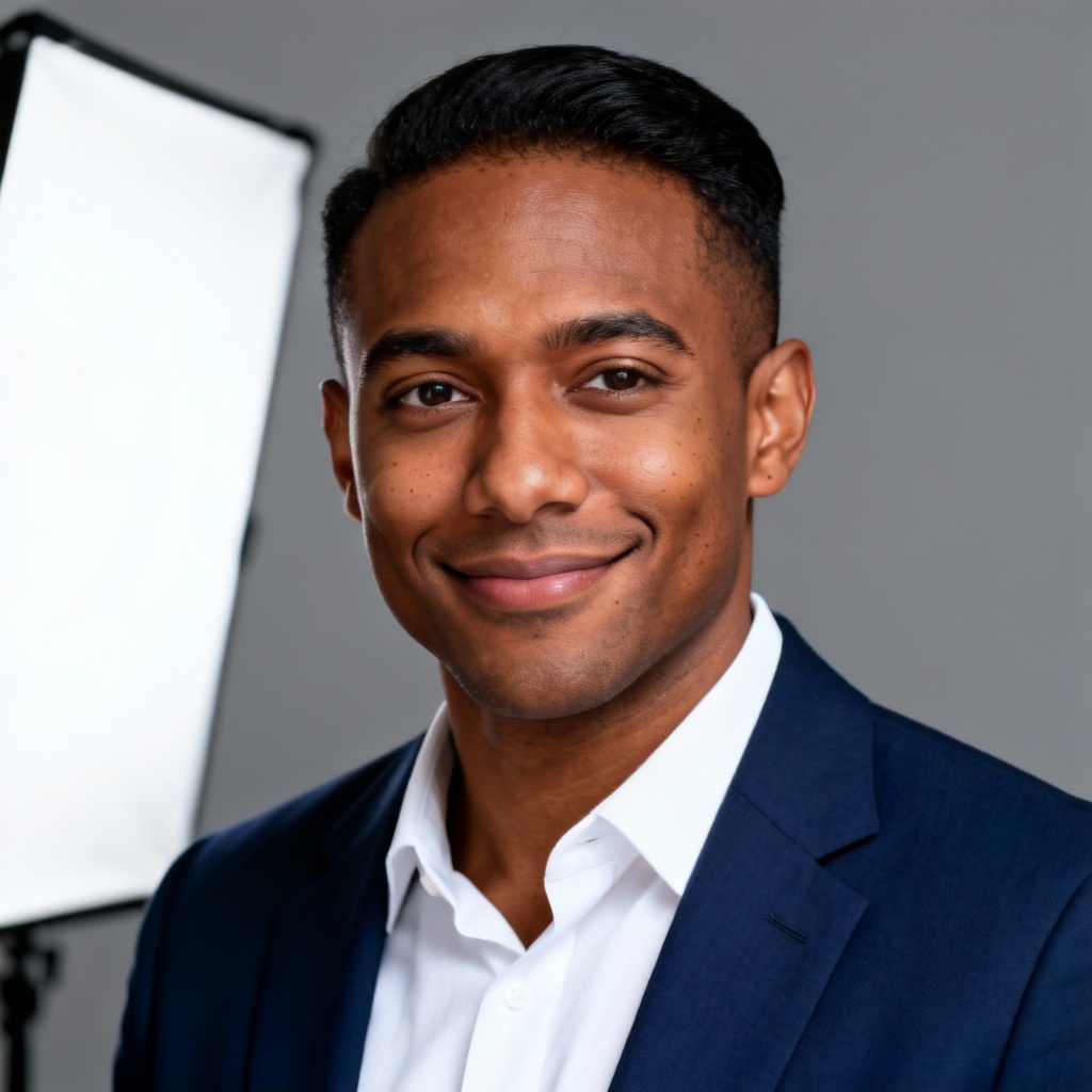 AI Corporate Studio Headshot