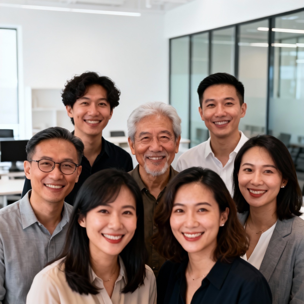 AI Group Photo Smile Upgrade