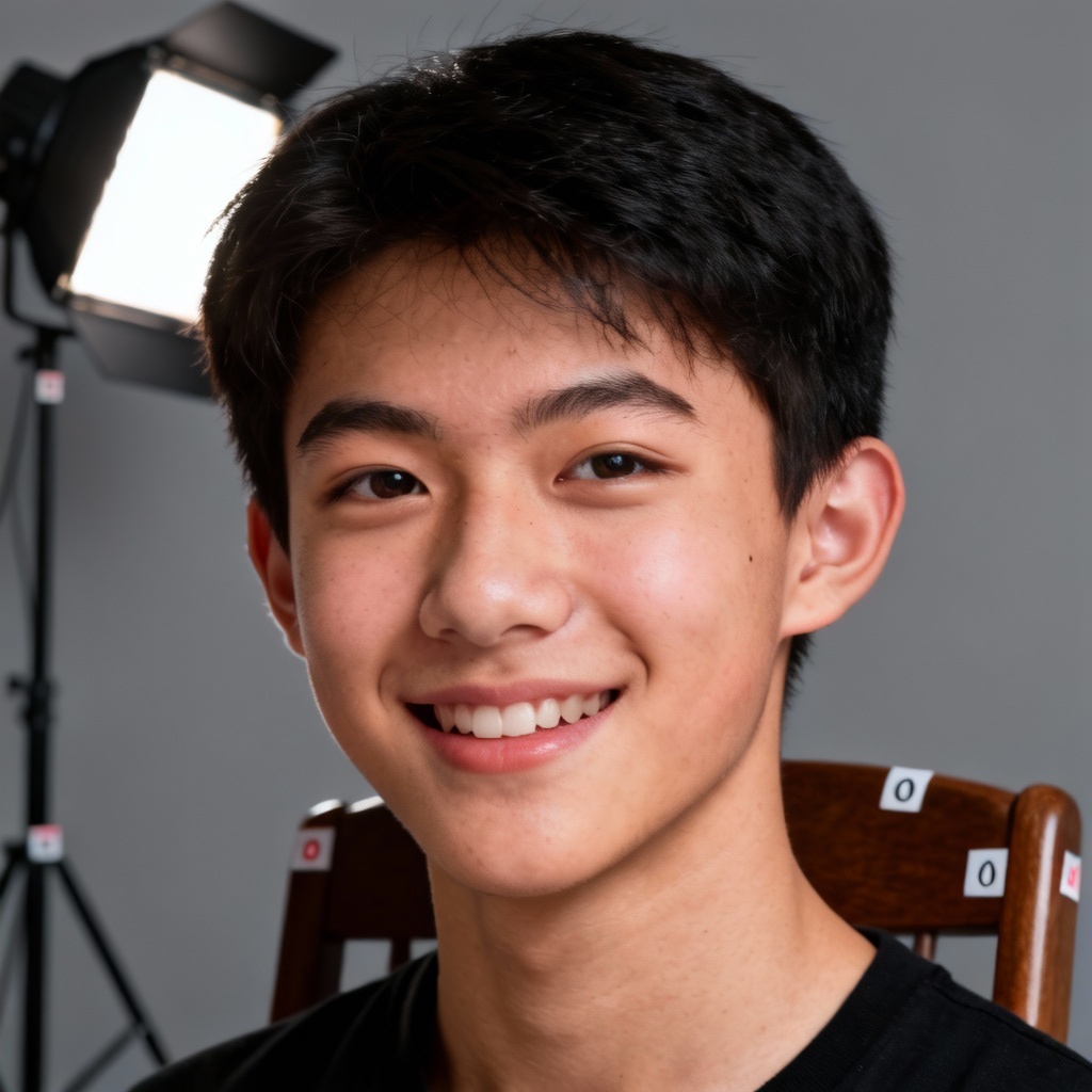 AI yearbook photo portrait setup