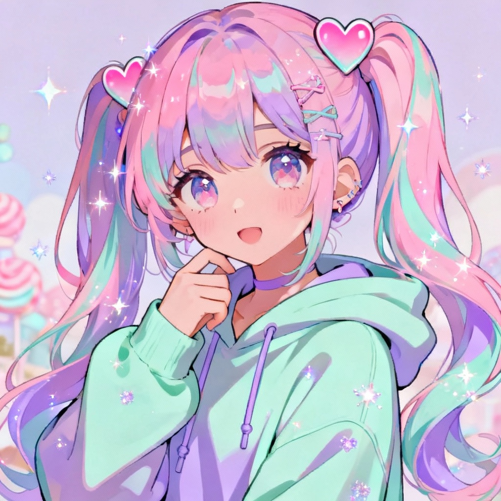 Kawaii Pastel Anime Dream Girl