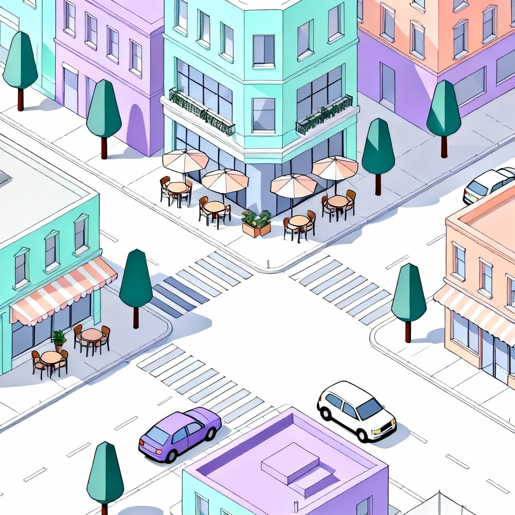 AI Isometric City Block