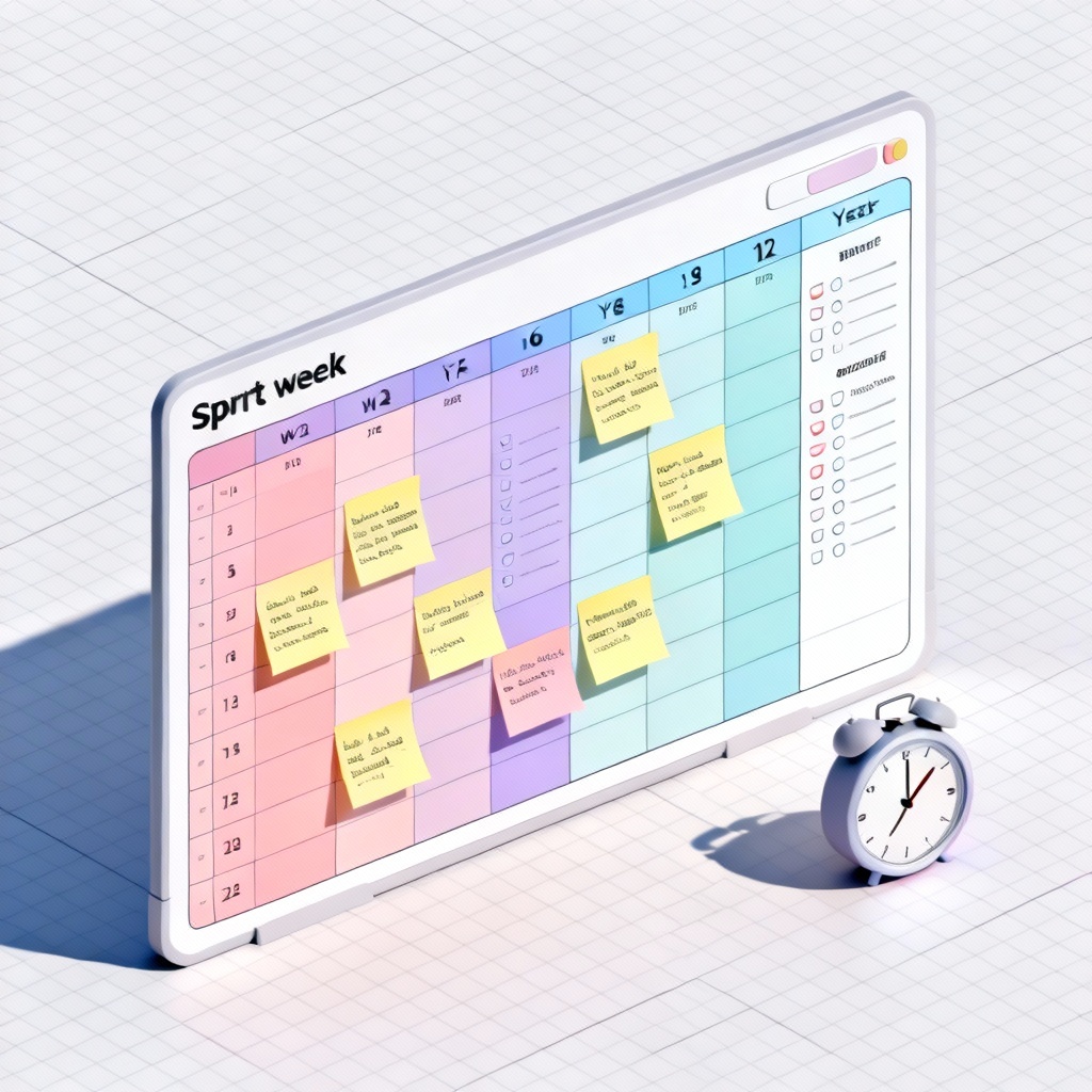 Isometric 12-week sprint planner for 2026 goals