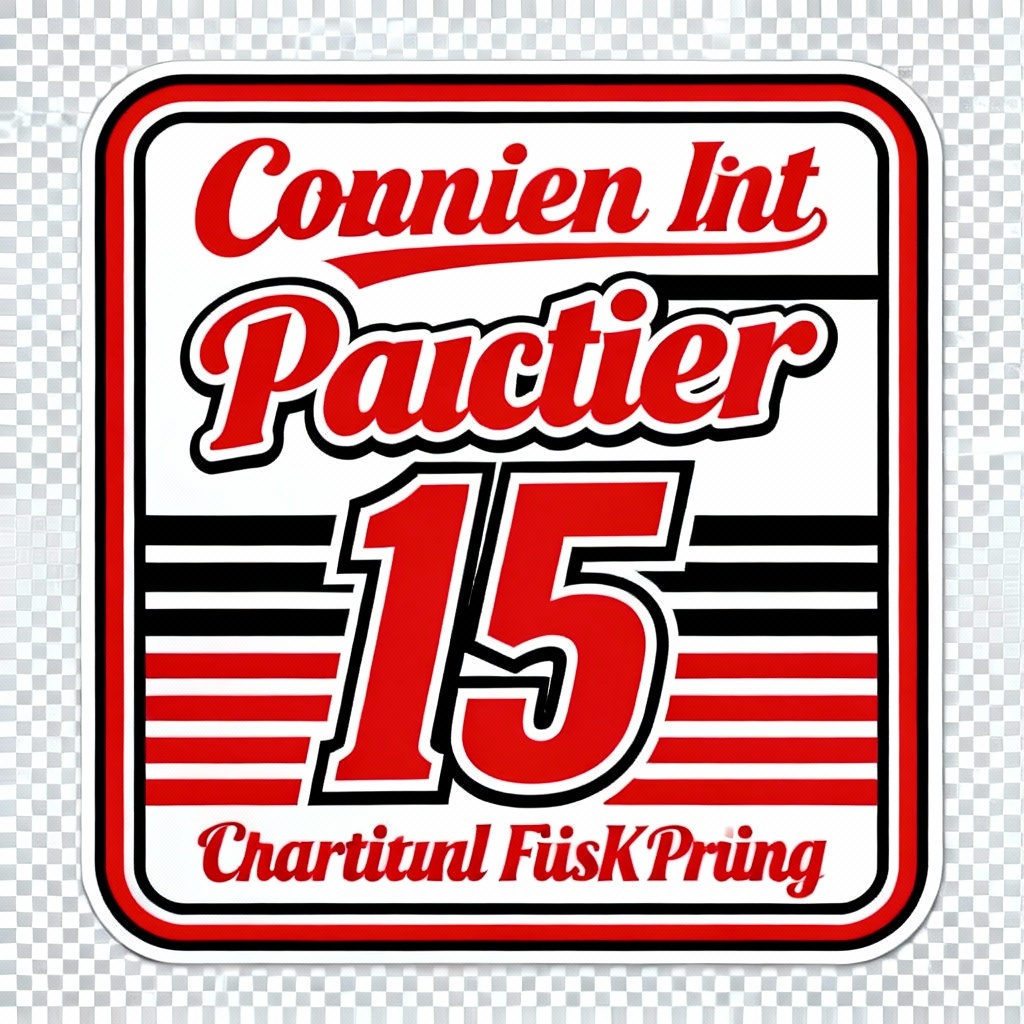 AI retro racing car decal set