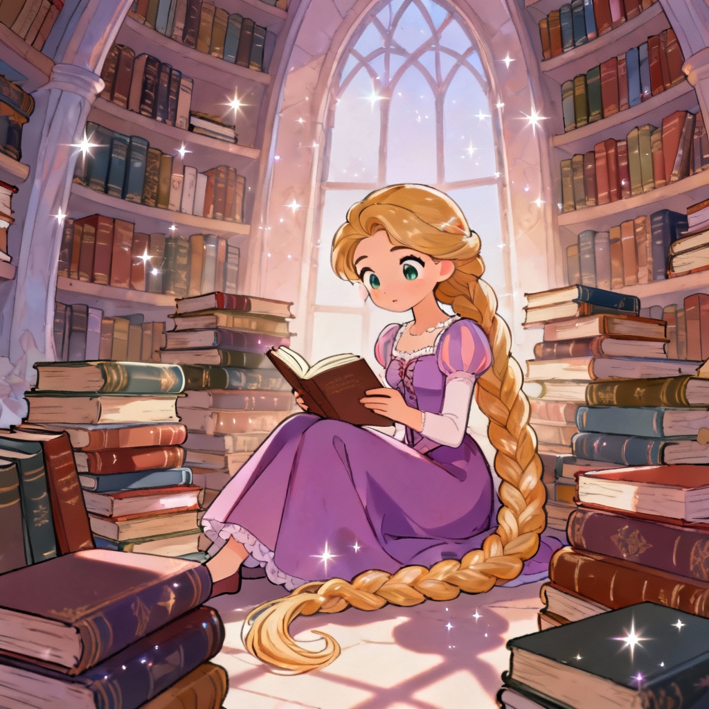 Anime AI Rapunzel library