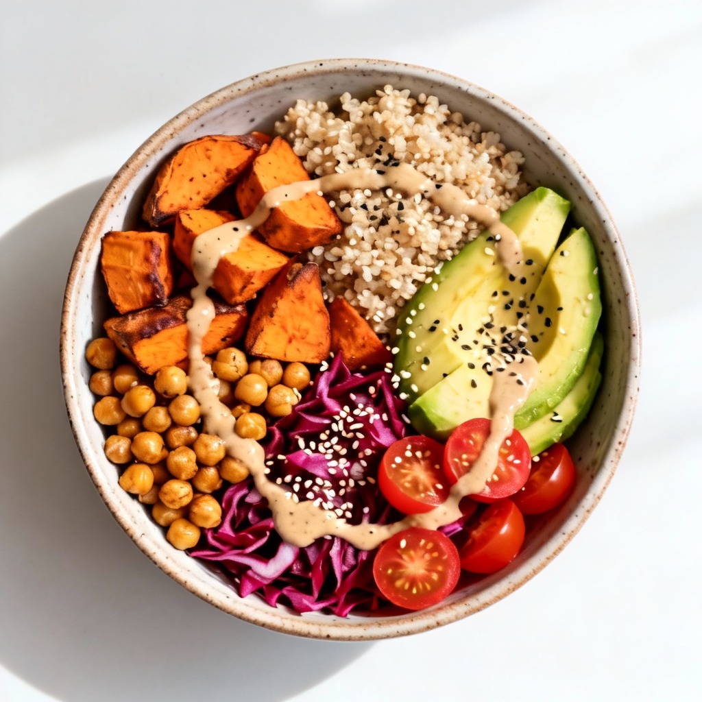 AI Vegan Rainbow Buddha Bowl