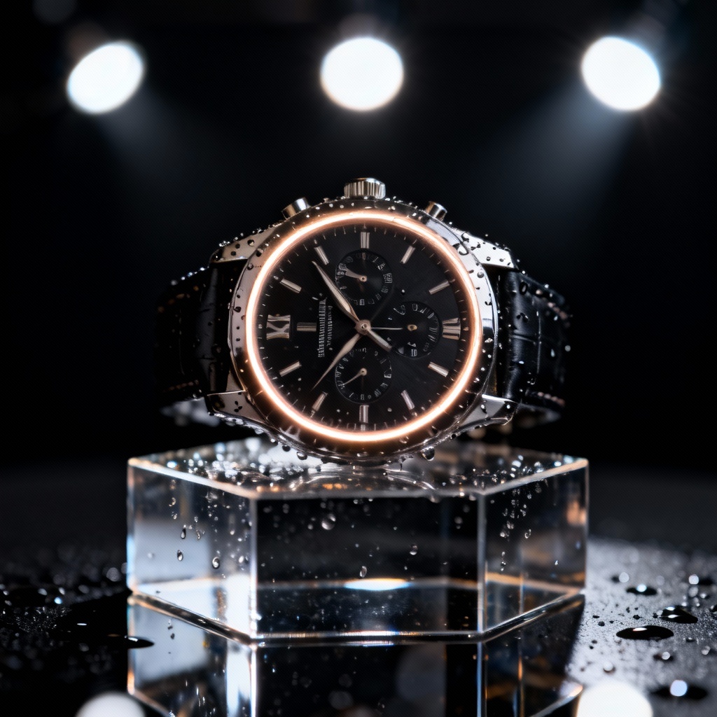 AI product studio photoshoot for luxury watch