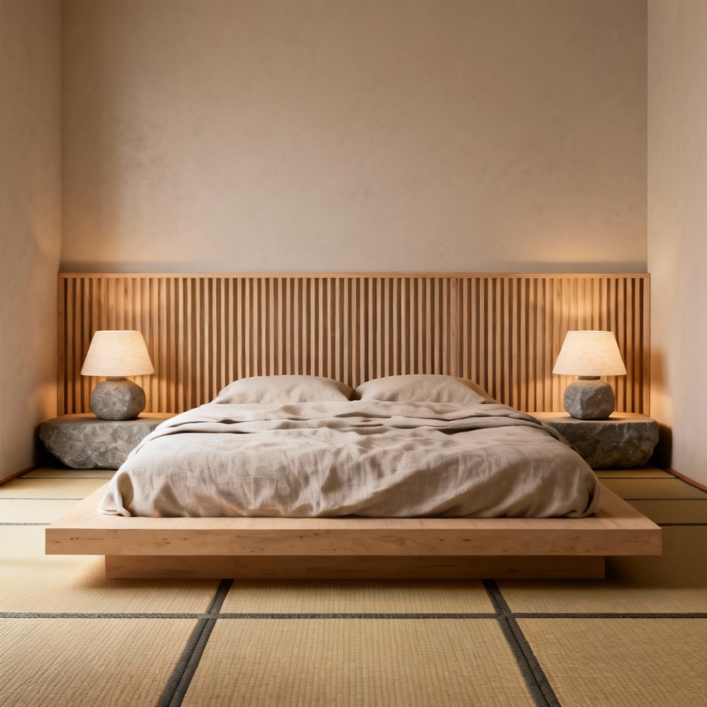 AI Japandi Bedroom Redesign