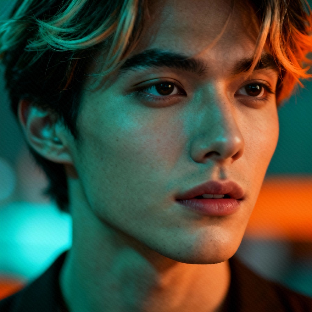 Cinematic video frame gender swap preview