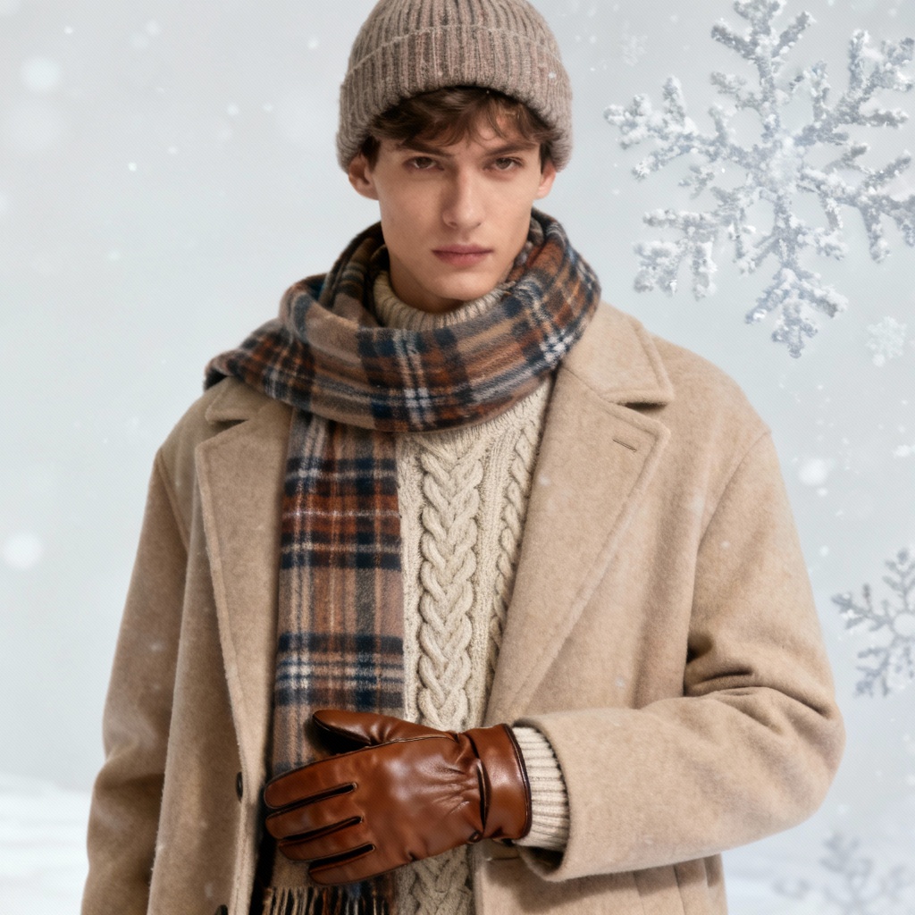 AI winter holiday outfit layers