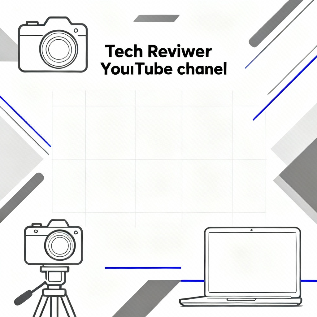 AI minimalist tech YouTube banner