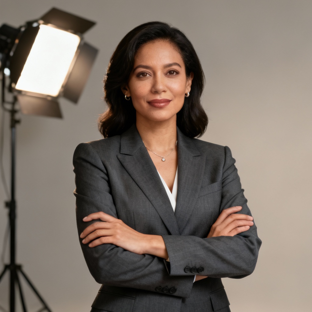 AI Female Executive Power Pose portrait