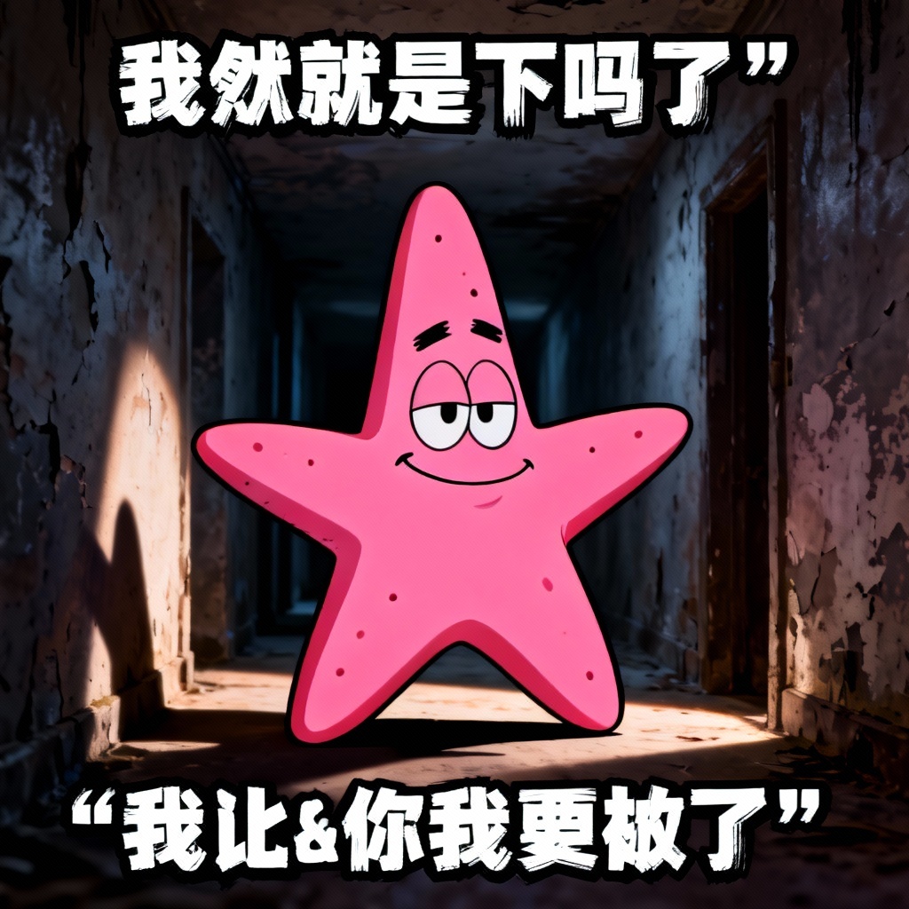 Savage Patrick smirk reaction meme layout