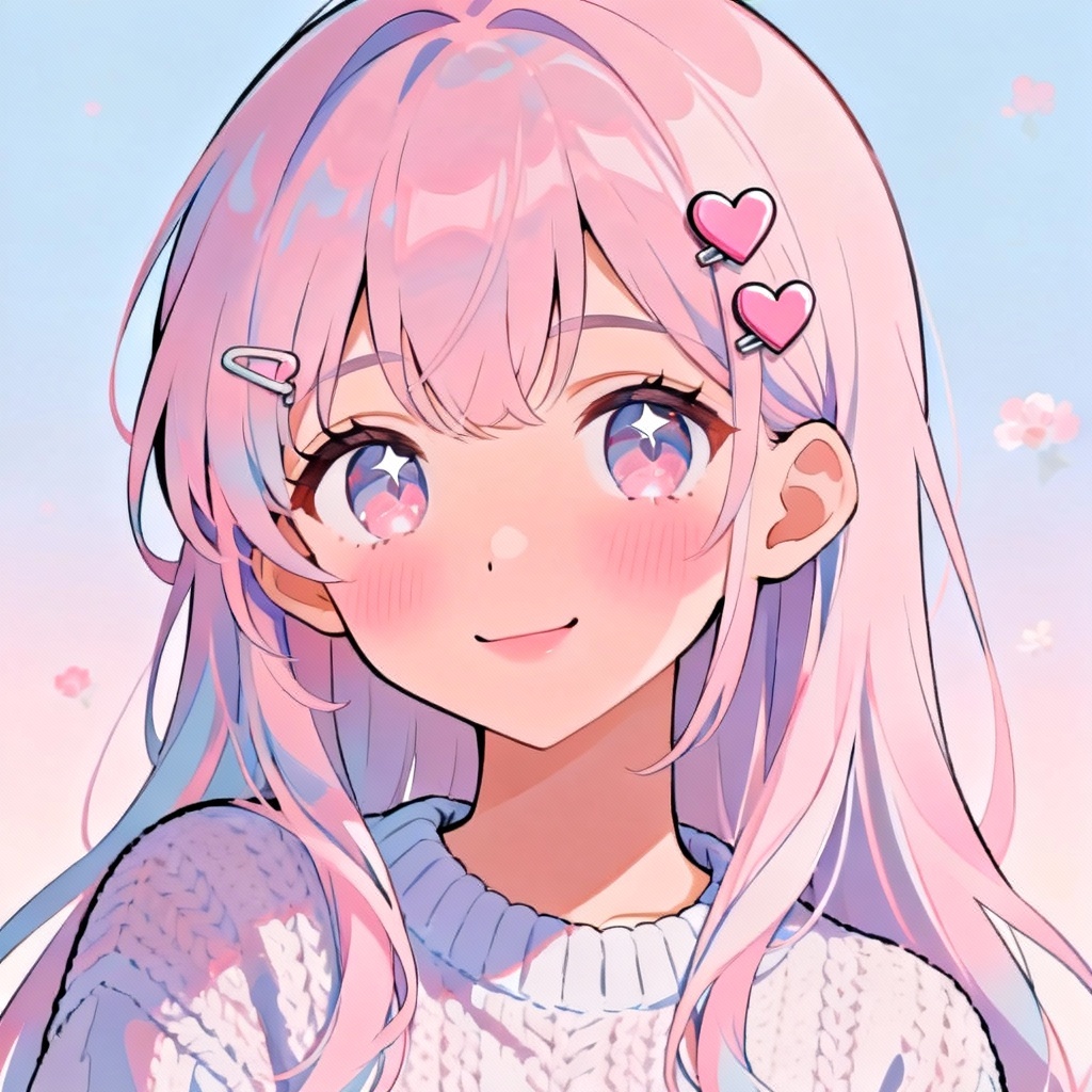 AI Suki avatar pastel girl portrait