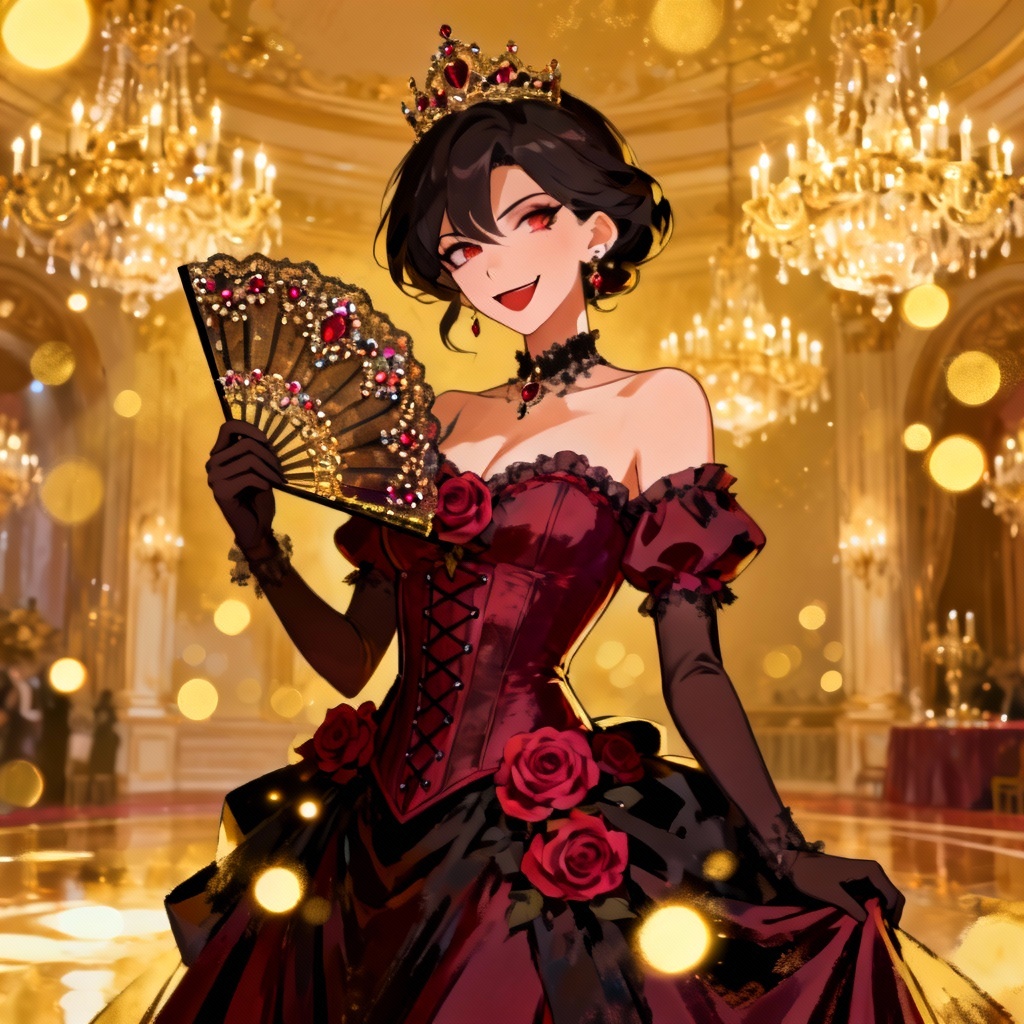 AI isekai villainess noble character