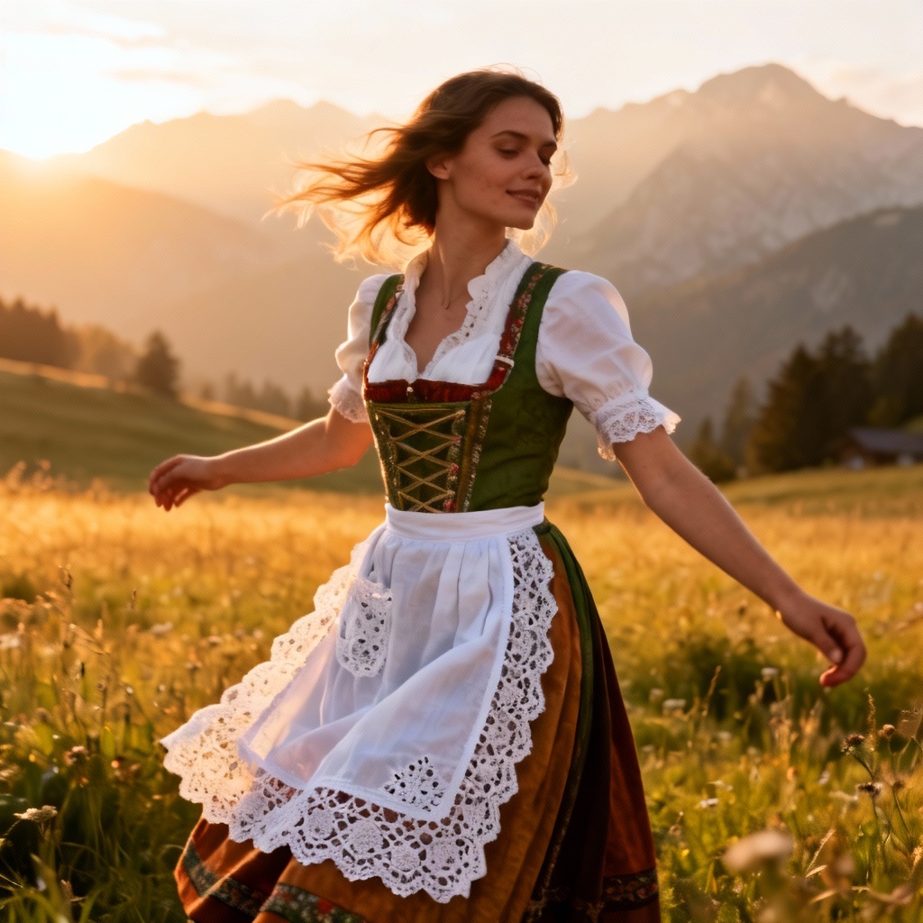 AI Bavarian Dirndl Fashion