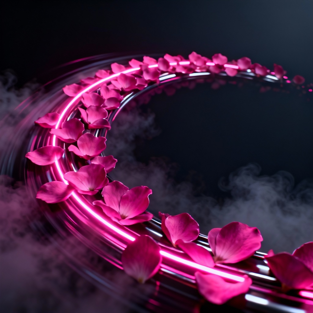 AI Petal Trail For Motion Graphic