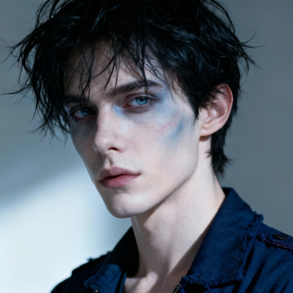 Sasuke-style cosplay concept art