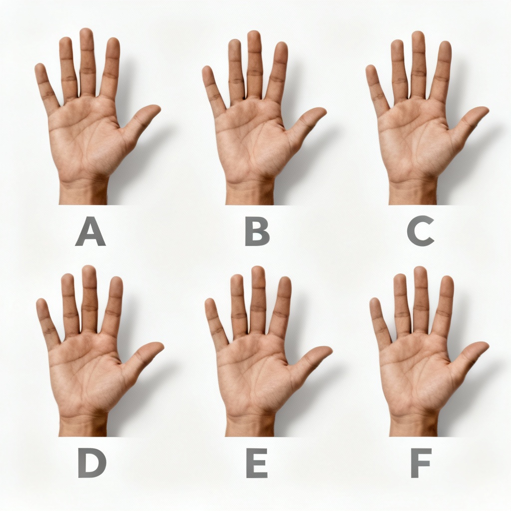 AI hand pose generator sign language grid