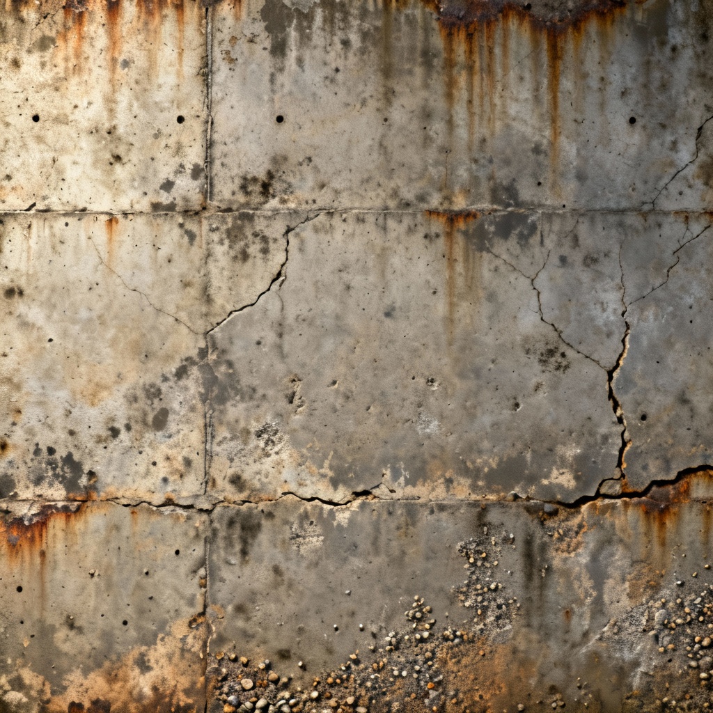 Seamless aged concrete wall texture with patina