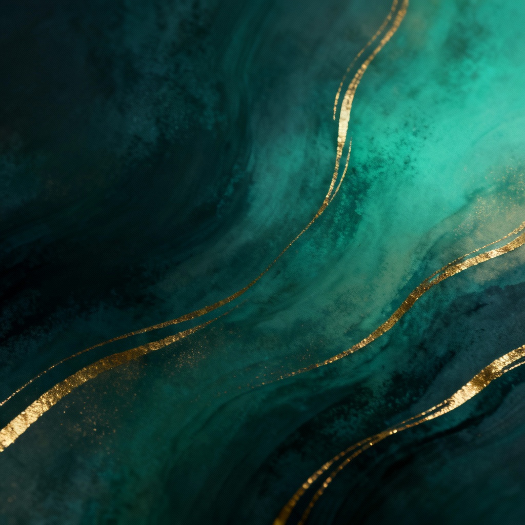 Dark teal luxury gradient with elegant abstract texture