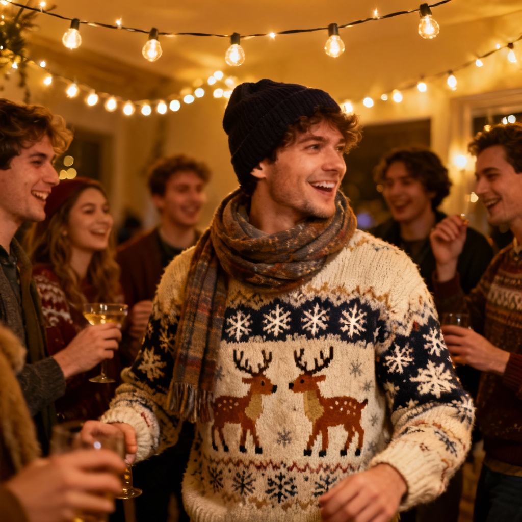 AI Ugly Sweater Party Outfit