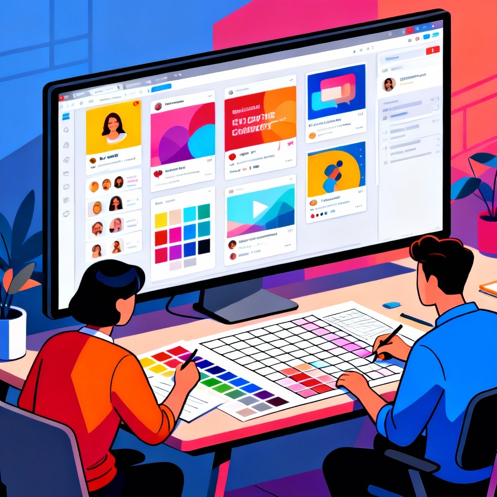 AI Marketing Design Collaboration Image