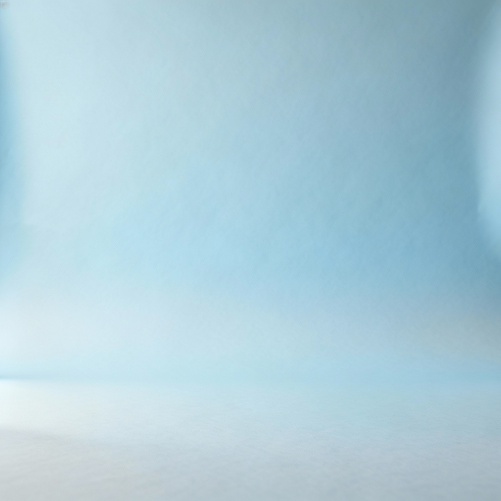 Soft pastel light blue gradient background with gentle vignette