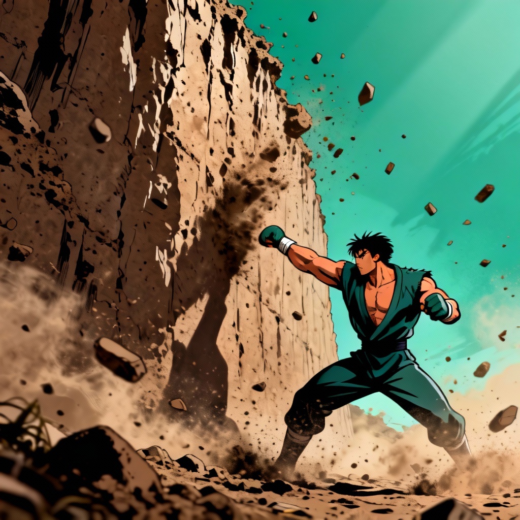 AI Toph avatar raising a dramatic earth wall