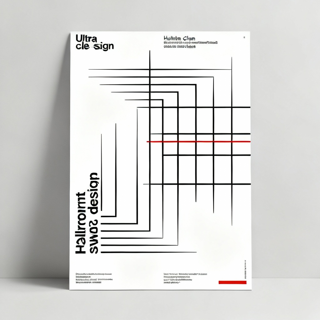 AI Minimalist Typographic Poster