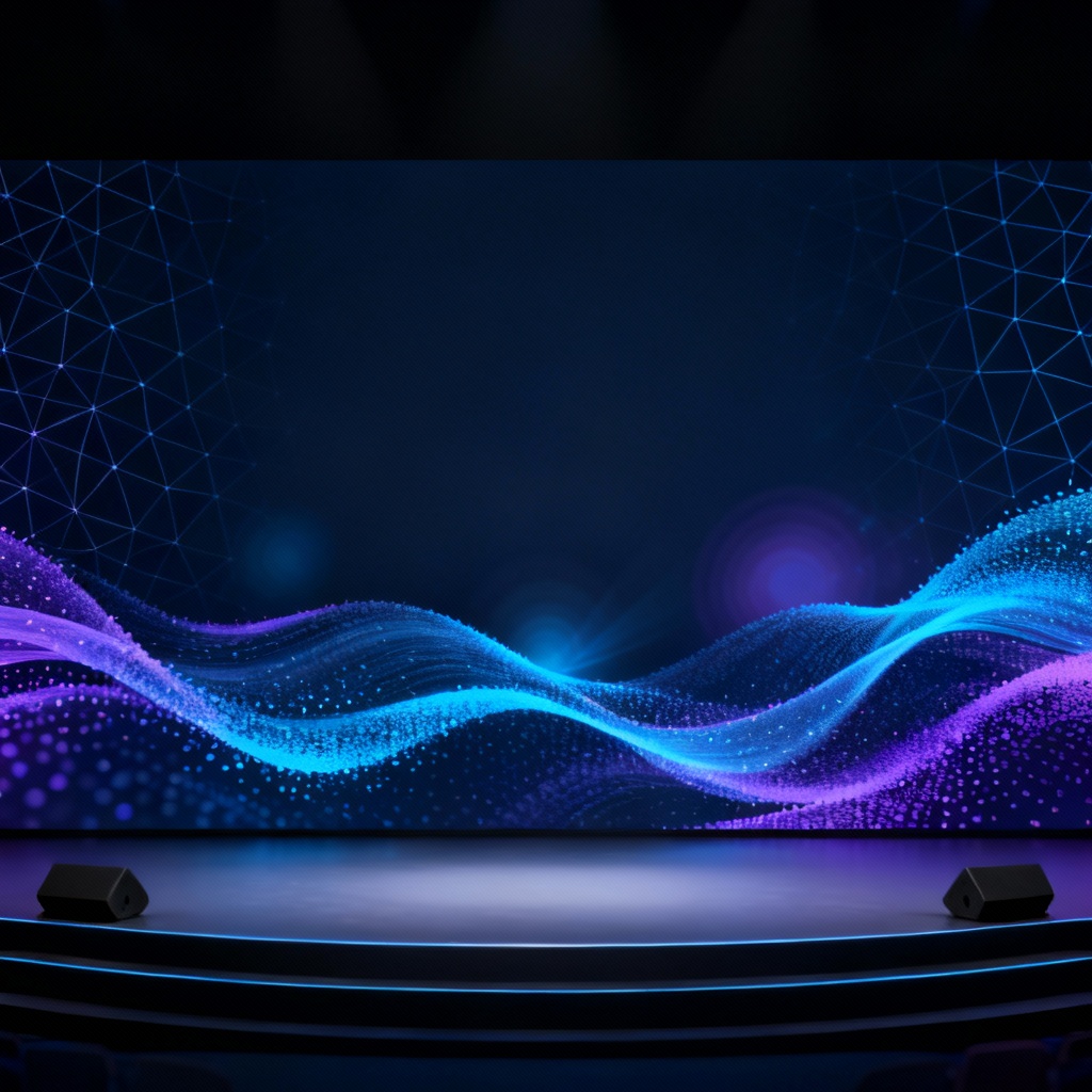 AI Keynote Stage Background